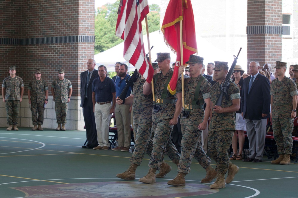 Wounded Warriror Battalion Ceremony