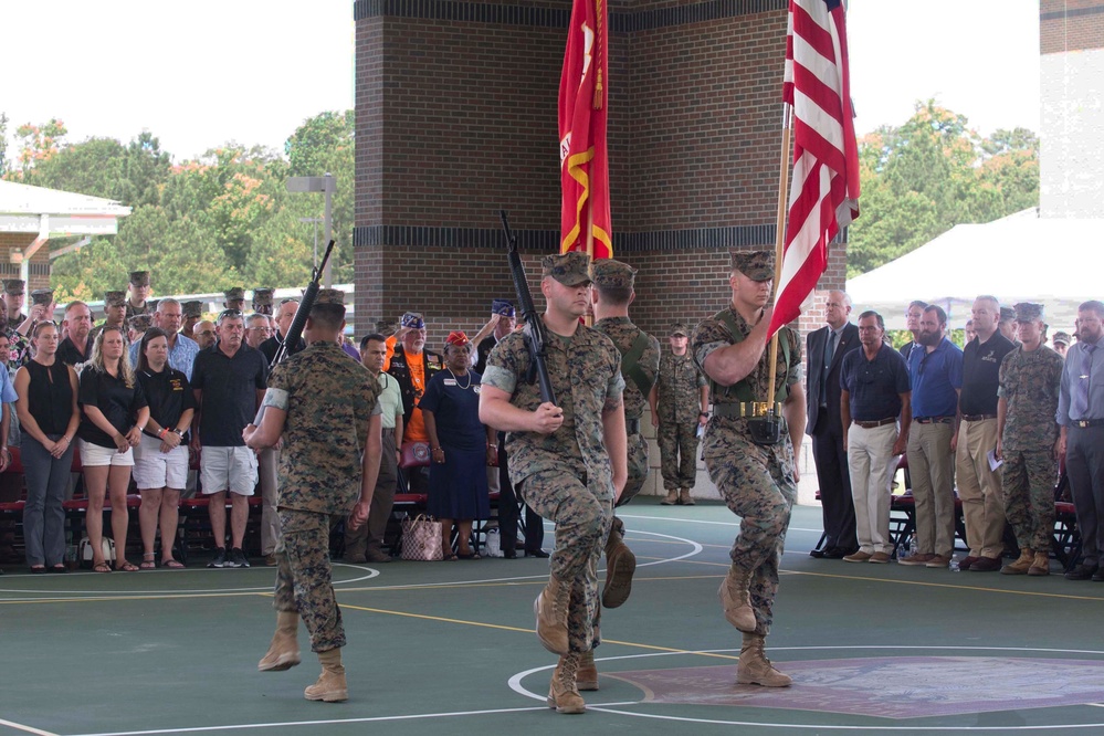 Wounded Warriror Battalion Ceremony