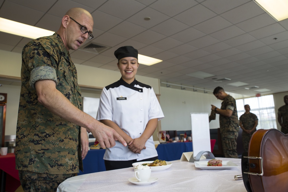 Marine compete in Food Service Specialist of the Quarter
