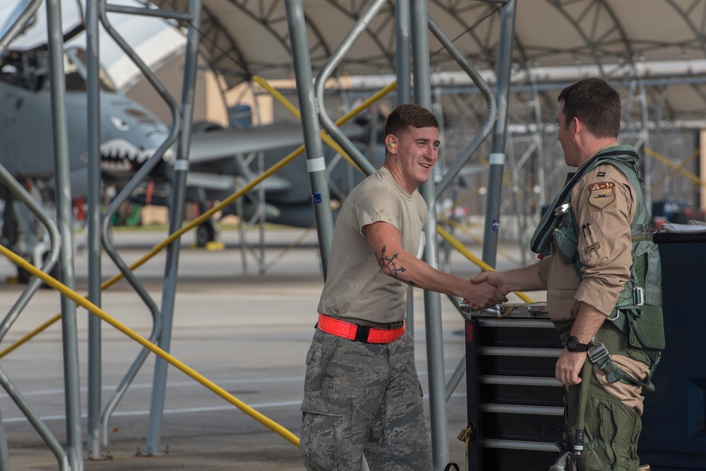 74th Fighter Squadron Thunder deploys to Southwest Asia