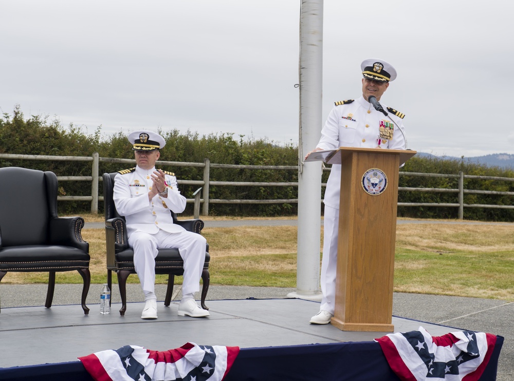 Naval Ocean Processing Facility Change of Command and Retirement Ceremony