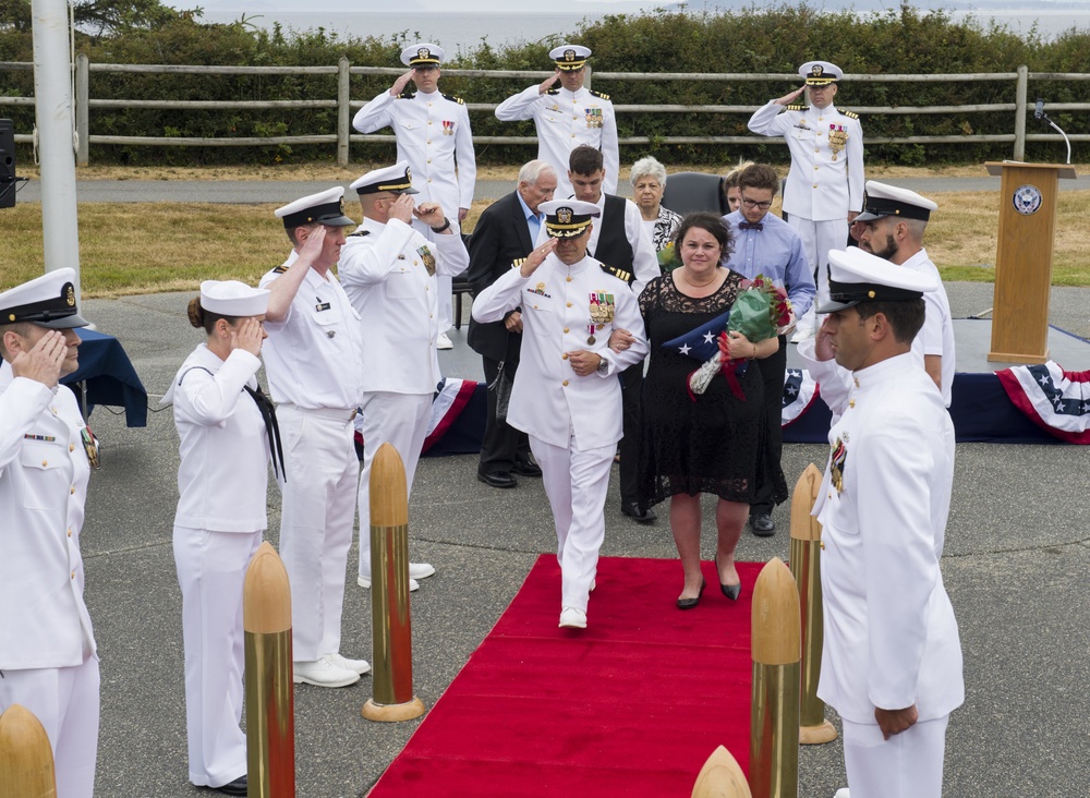 Naval Ocean Processing Facility Change of Command and Retirement Ceremony