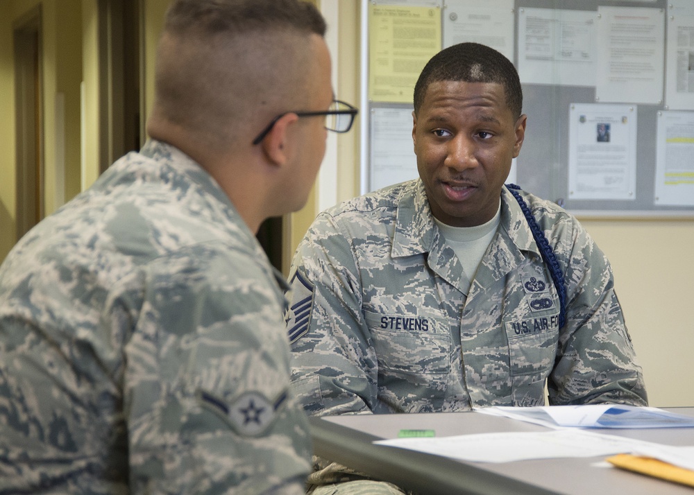 MSgt. Michael Stevens, 1 of the 12 Outstanding Airmen of the Year.