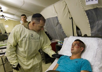 Partnerships forged during mass casualty exercise at Saber Guardian 17