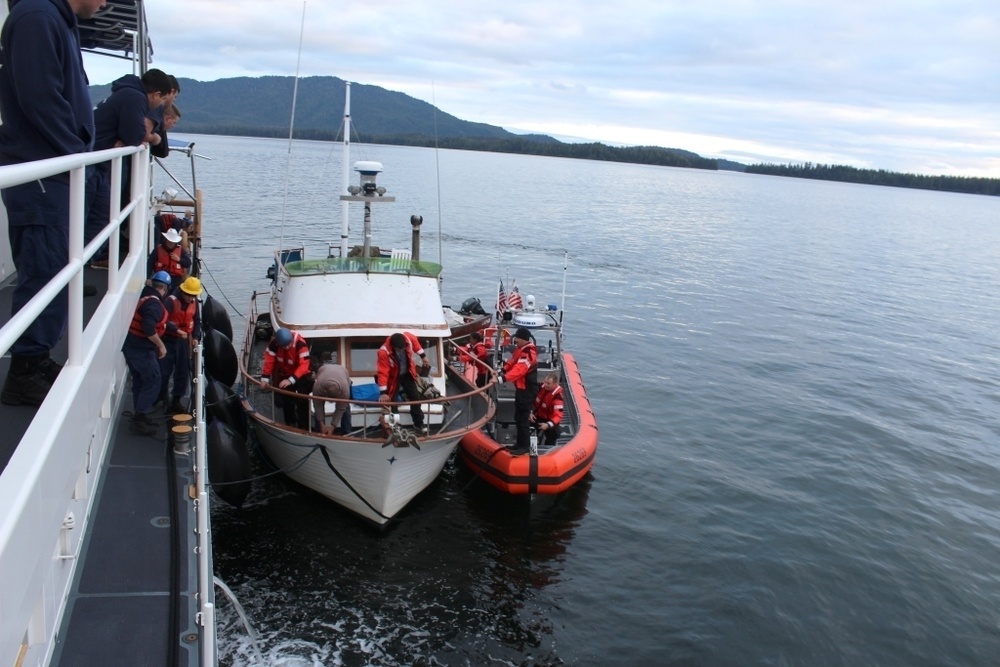 Coast Guard, Kake SAR assist stranded vessel near Kake, Alaska