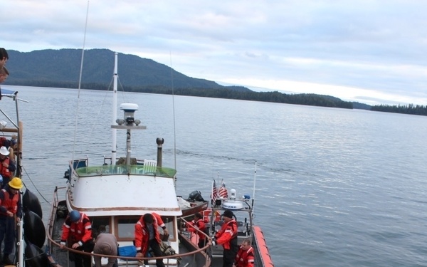 Coast Guard, Kake SAR assist stranded vessel near Kake, Alaska
