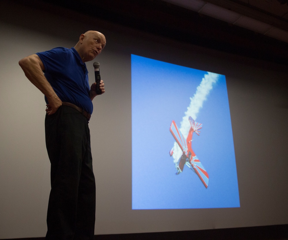 Former Marine, astronaut Story Musgrave visits MCBH