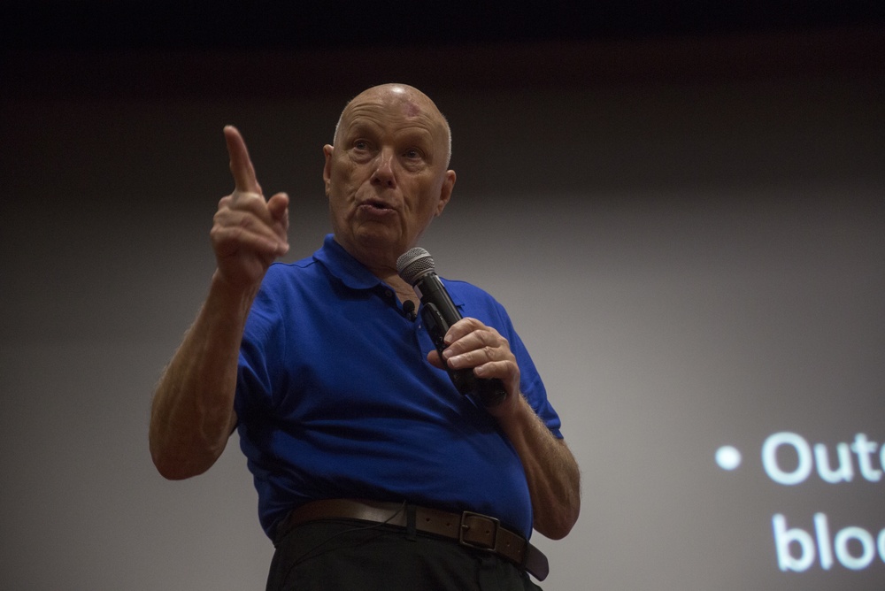 Former Marine, astronaut Story Musgrave visits MCBH