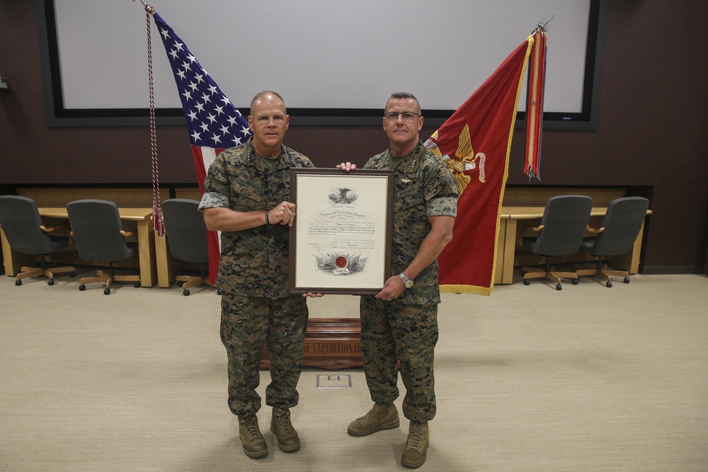 Commandant of the Marine Corps promotes new II MEF CG