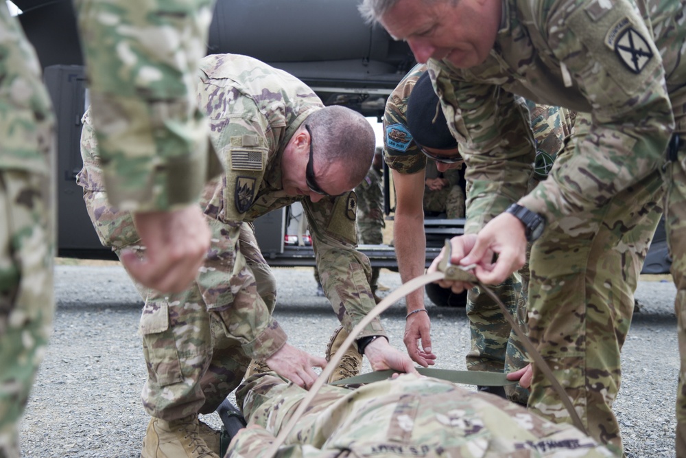 U.S. soldiers train Greek, Georgian military on MEDEVAC assets