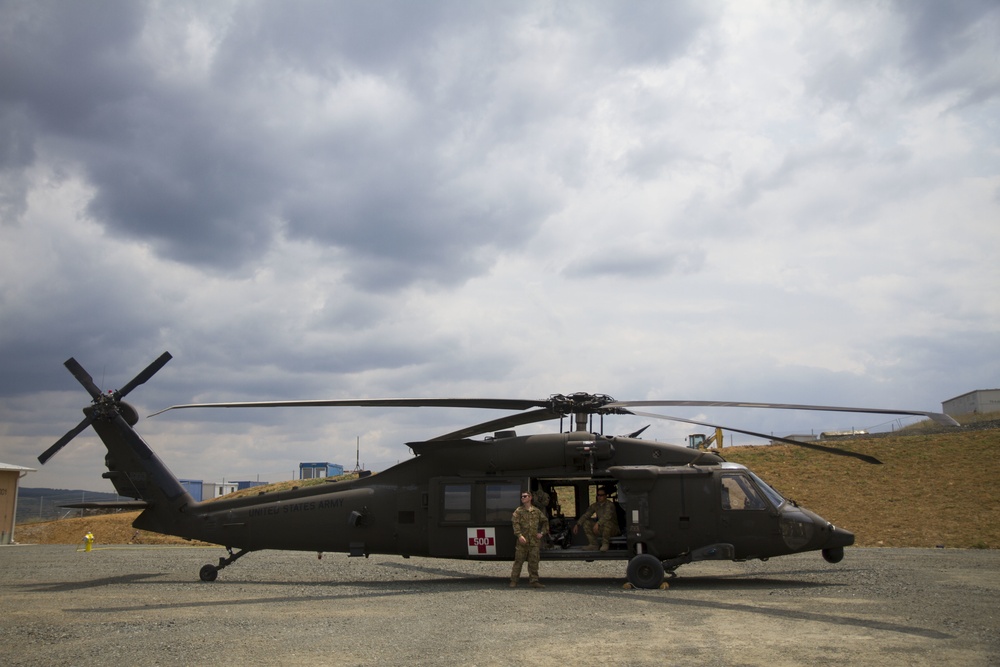 U.S. soldiers train Greek, Georgian military on MEDEVAC assets