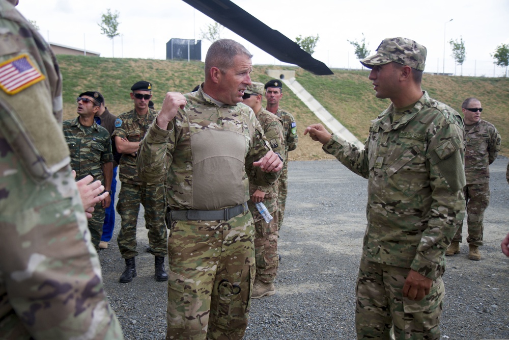 U.S. soldiers train Greek, Georgian military on MEDEVAC assets