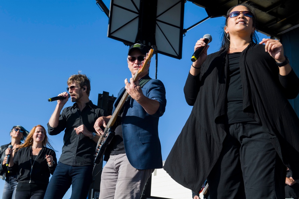 Lt. Dan Band Performs at Naval Air Station Whidbey Island