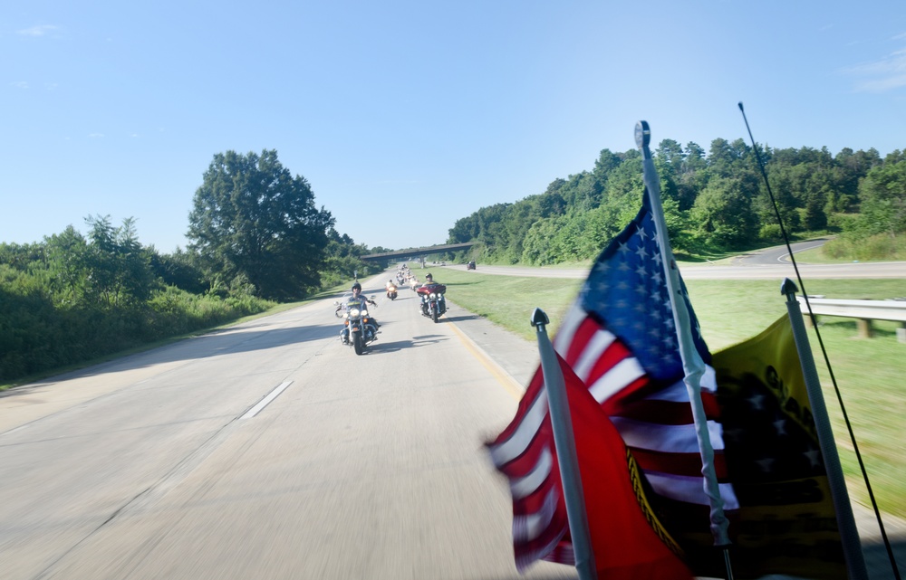 Patriot Guard and 145th Airlift Wing Honor Fallen Members of the North Carolina Air National Guard