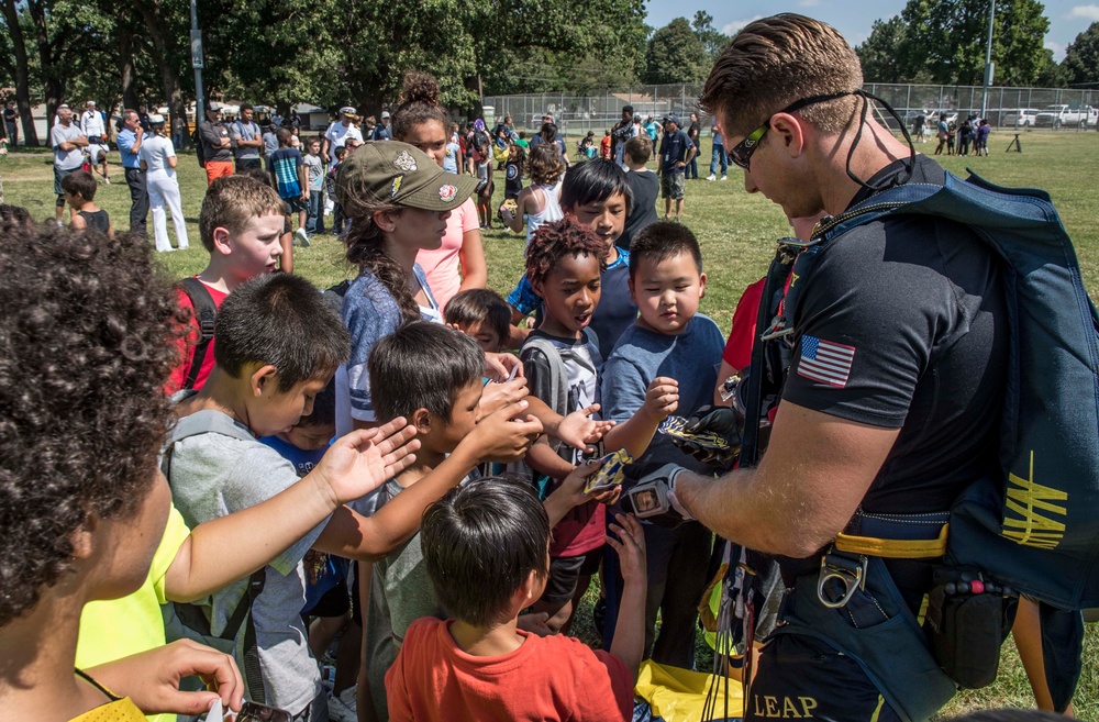 Leap Frogs Jump Into Hazel Park During Minneapolis/St. Paul Navy Week