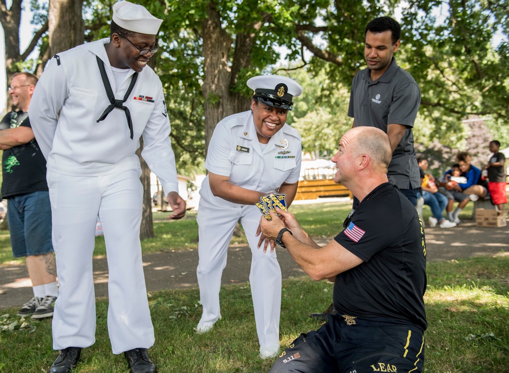 Leap Frogs Jump into Hazel Park During Minneapolis/St. Paul Navy Week