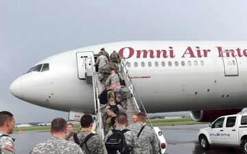 Soldiers of the 230th depart for Bulgaria