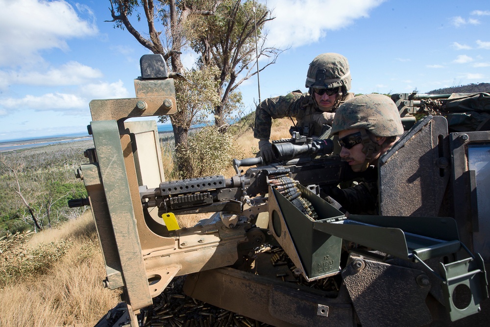 CLB-31 Marines refine machine gun proficiency during Talisman Saber 17