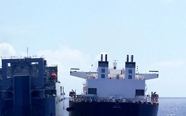 USNS Montford Point Concludes Skin-To-Skin Operations in Saipan