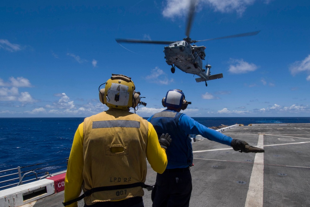 USS San Diego (LPD 22) Deployment