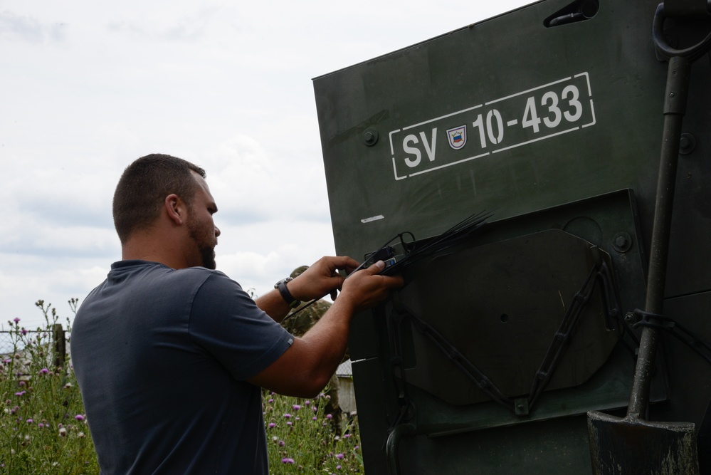 TST Valcea supports Saber Guardian 17 Wet Gap Crossing