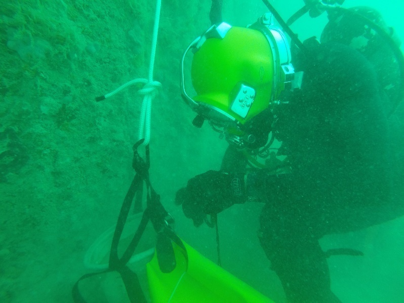 UCT ONE Divers Replace Pier Cathodic Protection System in Key West.
