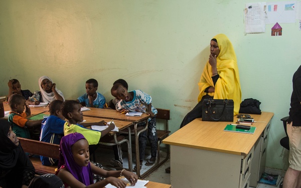 CJTF-HOA helping light up spaces - and faces - in Djibouti