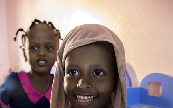 CJTF-HOA helping light up spaces - and faces - in Djibouti