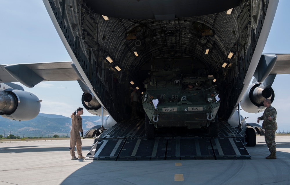 USAF delivers Strykers for Army