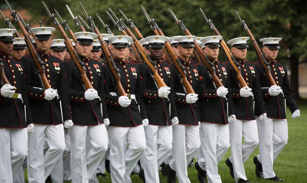 Marine Barracks Washington Sunset Parade July 11, 2017