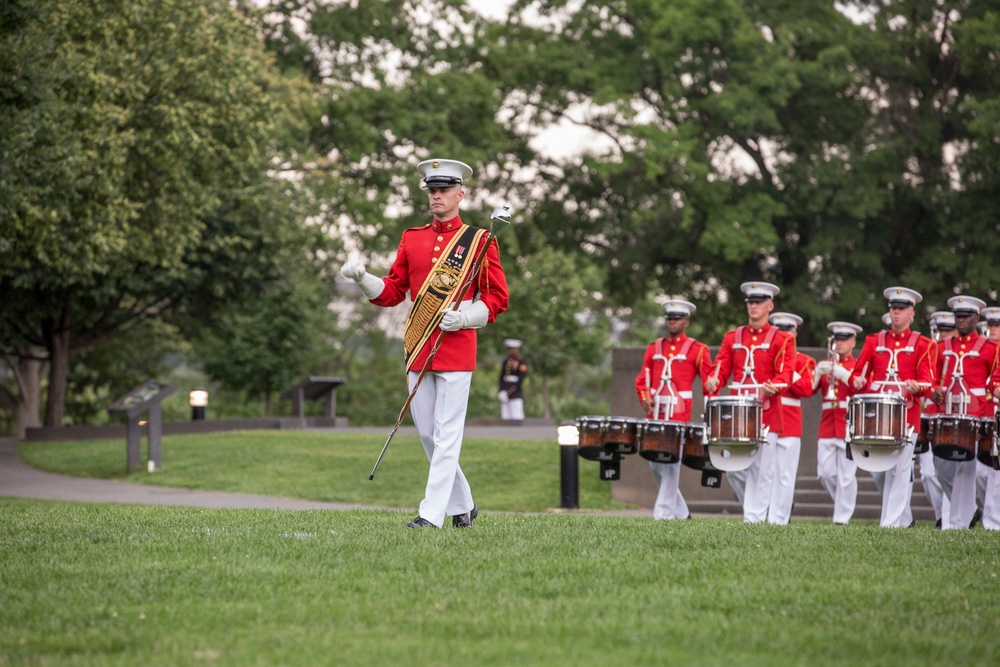 Marine Barracks Washington Sunset Parade July 11, 2017