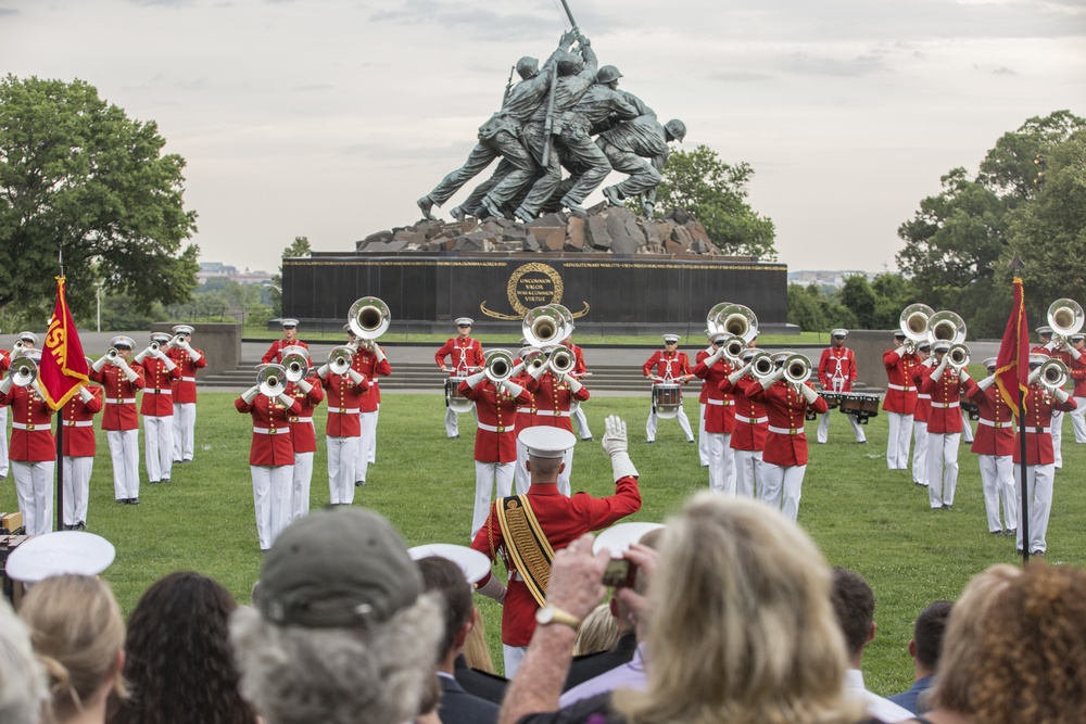 Marine Barracks Washington Sunset Parade July 11, 2017