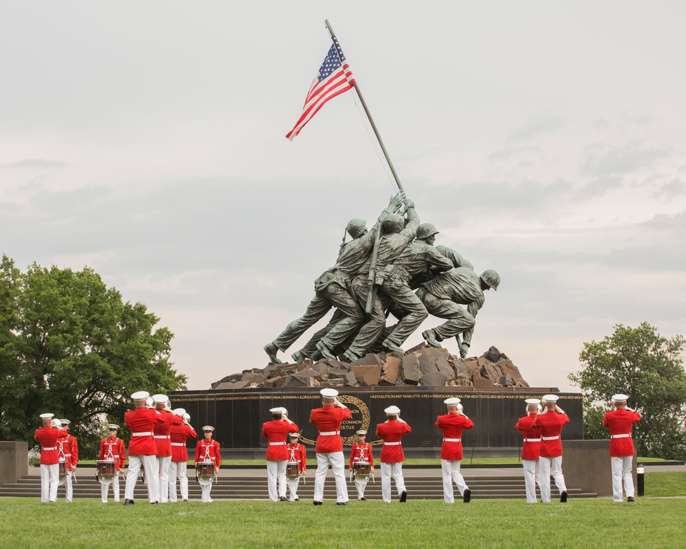 Marine Barracks Washington Sunset Parade July 11, 2017