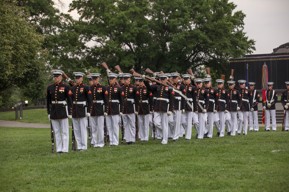 Marine Barracks Washington Sunset Parade July 11, 2017