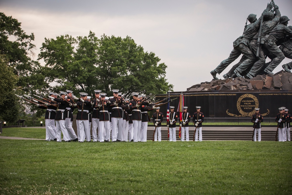 Marine Barracks Washington Sunset Parade July 11, 2017