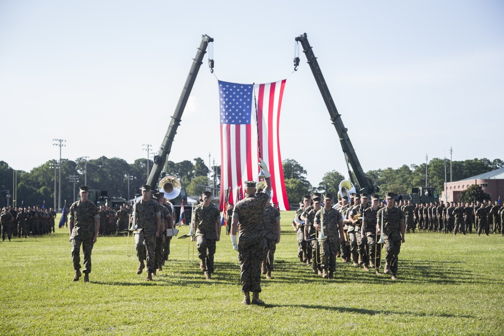 2nd Marine Expeditionary Force Change of Command Ceremony