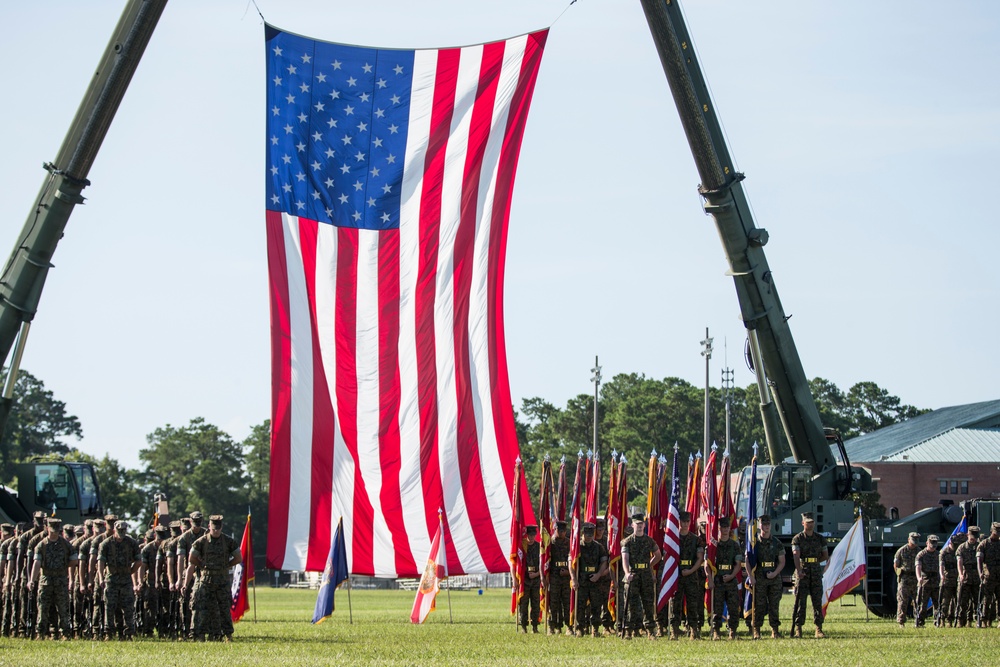 2nd Marine Expeditionary Force Change of Command Ceremony