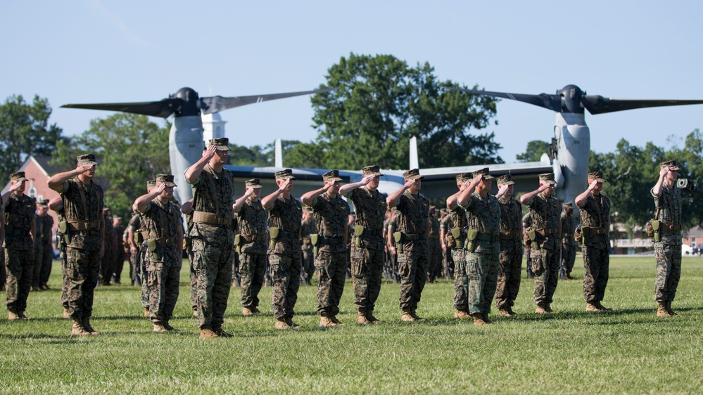 2nd Marine Expeditionary Force Change of Command Ceremony