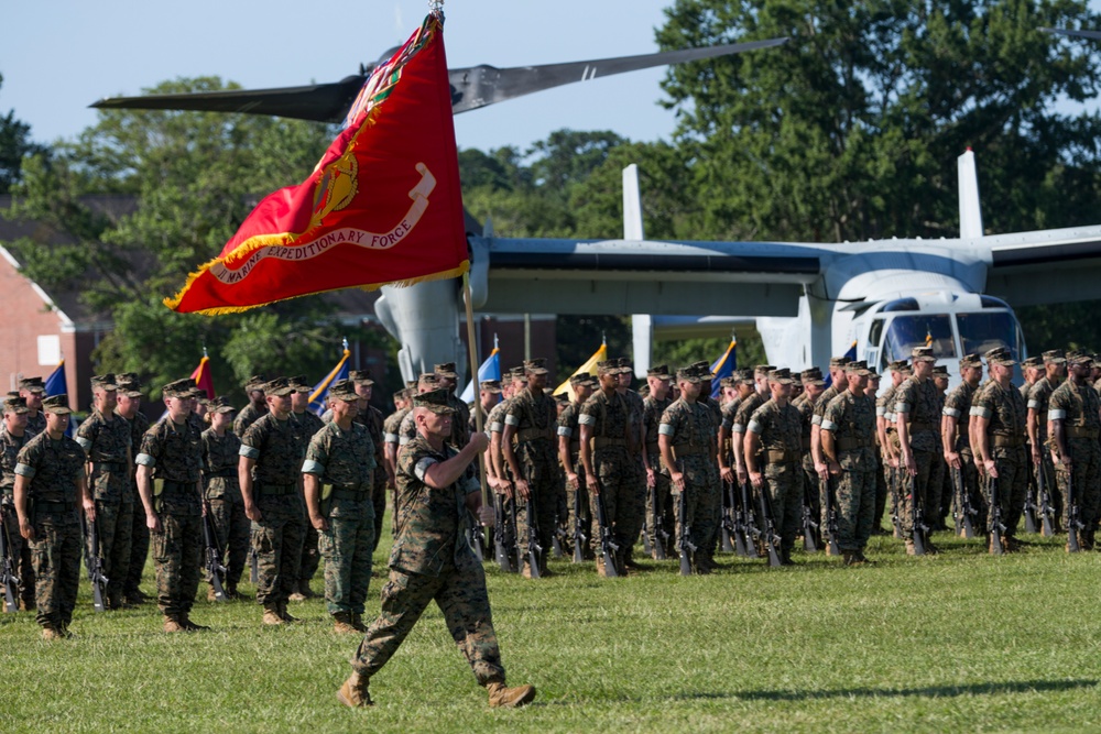 2nd Marine Expeditionary Force Change of Command Ceremony