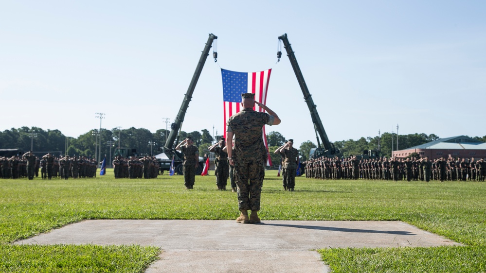 2nd Marine Expeditionary Force Change of Command Ceremony