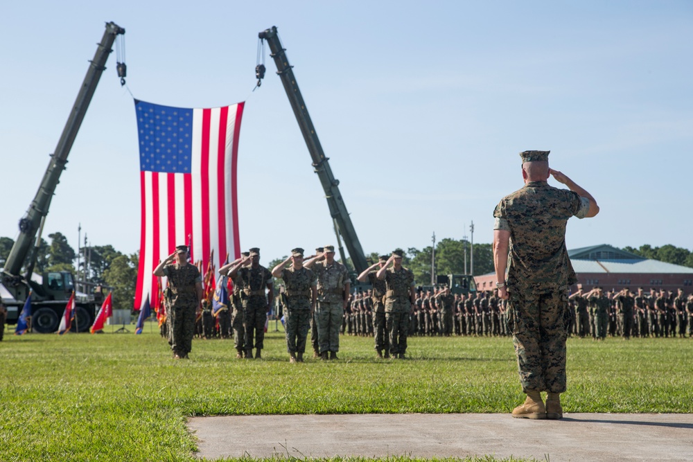 2nd Marine Expeditionary Force Change of Command Ceremony