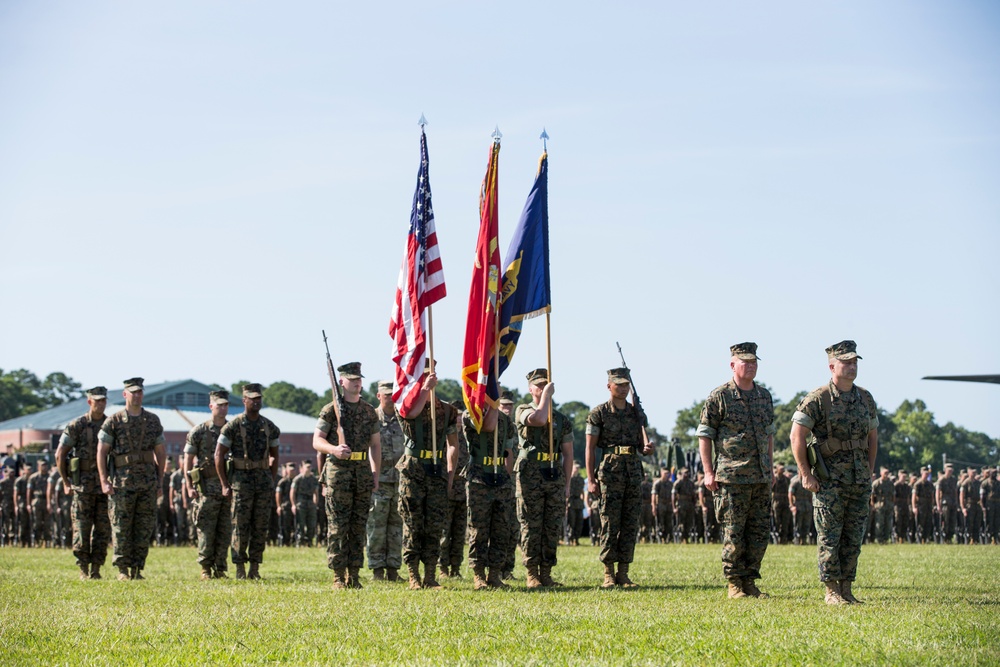 2nd Marine Expeditionary Force Change of Command Ceremony