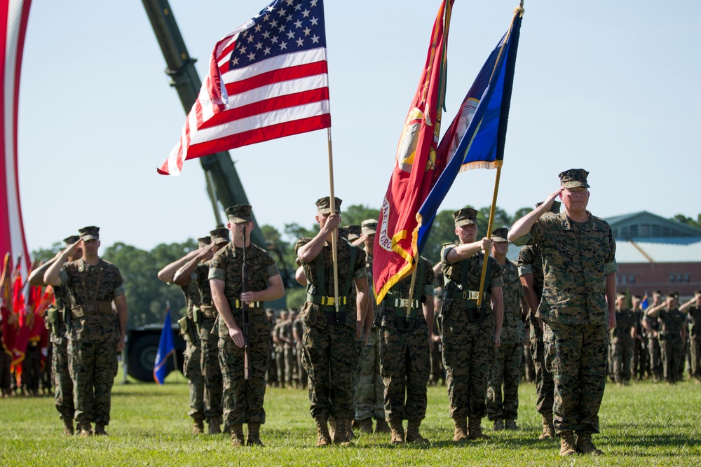 2nd Marine Expeditionary Force Change of Command Ceremony