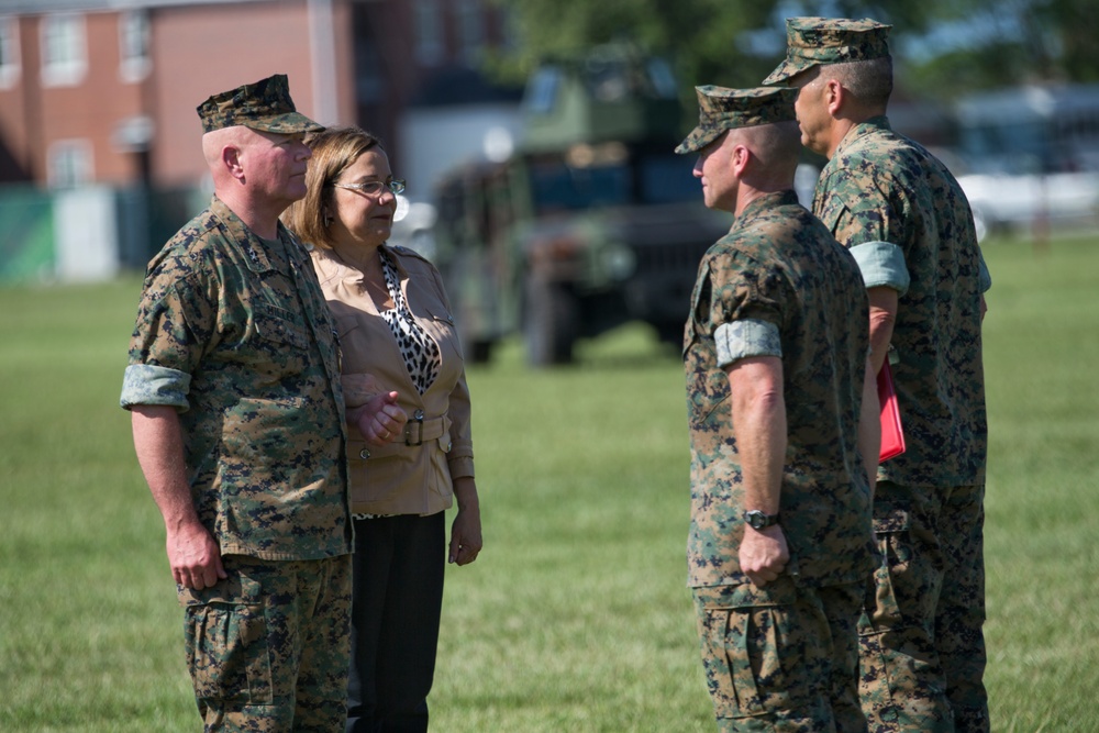 2nd Marine Expeditionary Force Change of Command Ceremony