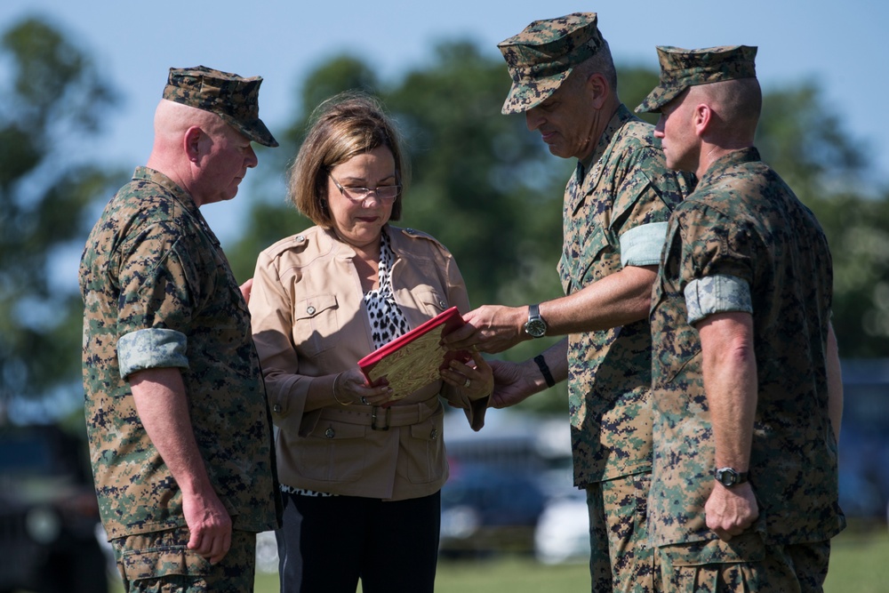 2nd Marine Expeditionary Force Change of Command Ceremony