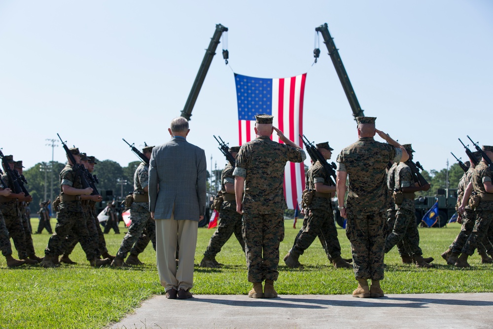 2nd Marine Expeditionary Force Change of Command Ceremony