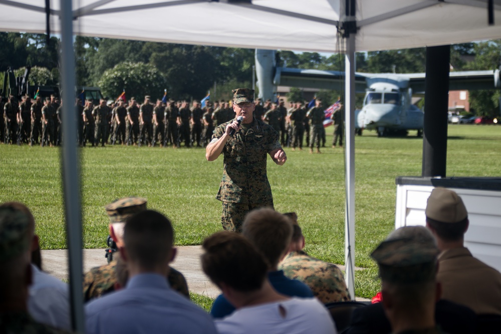 II MEF Change of Command