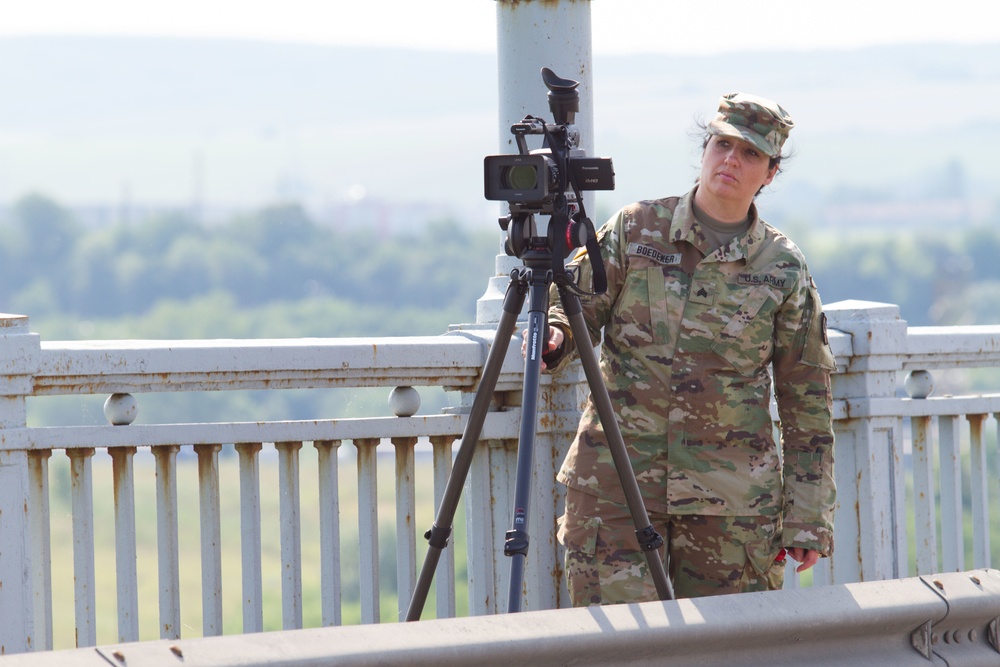 Saber Guardian: Civil affairs soldiers pave way for Danube Bridge crossing &amp; static display