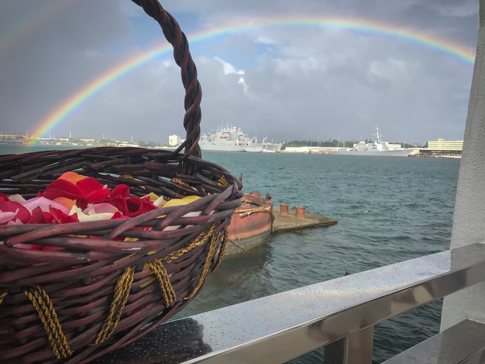 Floral Tribute at USS Arizona Memorial