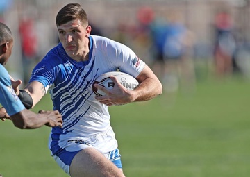 29th IS Airman tackles AF Rugby team